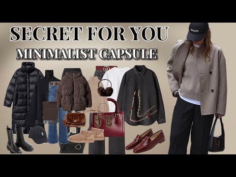The Fall Minimalist Capsule No One’s Talking About / But Elegant Women Are