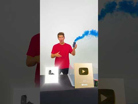 Smoke Bomb VS YouTube Play Button!