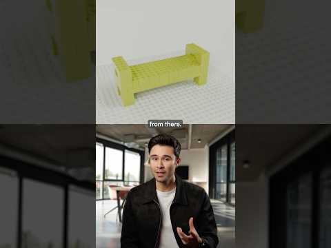 “LegoGPT” creates buildable lego designs from plain text 🧱 #trendingshorts #ai #lego #research