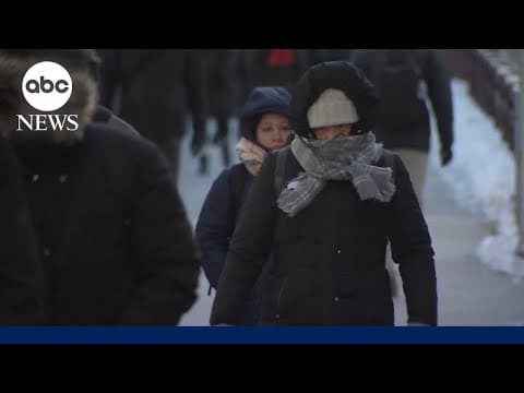 Millions gripped by subzero temperatures as Arctic blast sweeps East