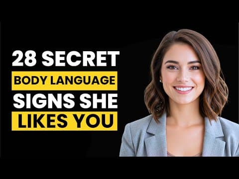 28 Secret BODY LANGUAGE Signs She Likes You – How To Tell If A Girl Likes You Using Body Language