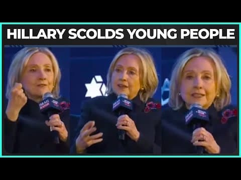 Hillary Clinton CLOWNED For Her Defense Of Israel