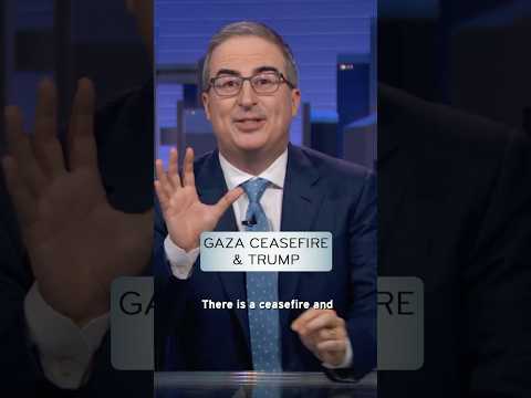 Gaza Ceasefire & Trump #lastweektonight