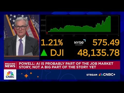 Fed Chair Powell: I want to turn this job over to whoever replaces me with the economy in good shape