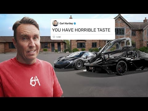 CARL HARTLEY ROASTS MY CAR COLLECTION
