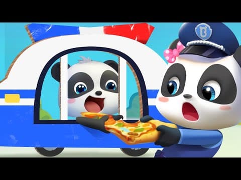 Police and Runaway Thief | Sharing is Caring | Police Rescue | Nursery Rhymes & Kids Songs | BabyBus