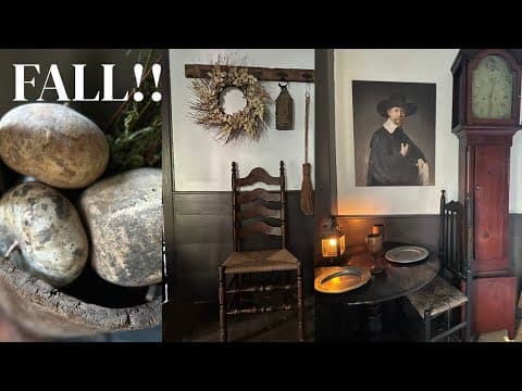 Step Inside My 1780s Home | Fall Primitive Decor + Channel Announcements