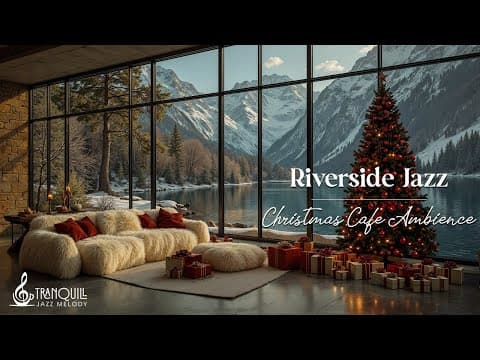 Cozy Riverside Jazz On Christmas | Relaxing Jazz Music for Peaceful Winter to Relax and Work