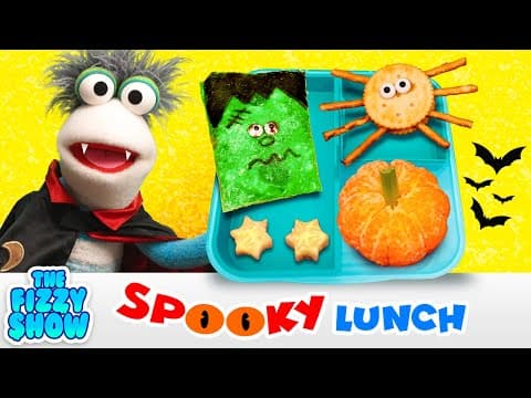 Fizzy & Phoebe Pack A Halloween Themed Lunch Box | The Fizzy Show Videos