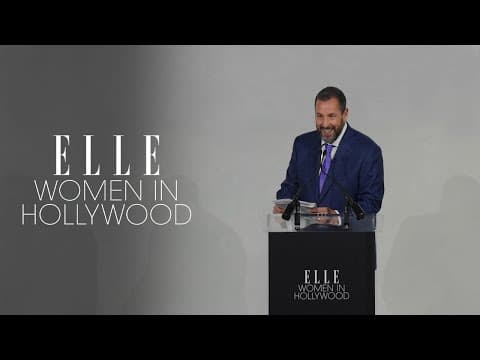Adam Sandler Honors His Best Friend Jennifer Aniston | Women in Hollywood| ELLE