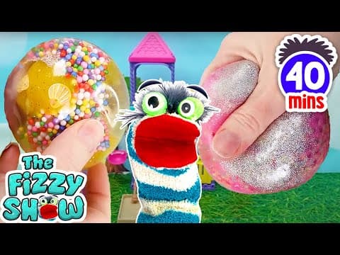 Fizzy Makes DIY Squishies With Disney Pixar Elemental, Little Mermaid Ursula & Super Mario