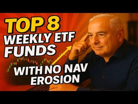 Top 8 Weekly ETF Funds High Yield + No NAV Erosion Review