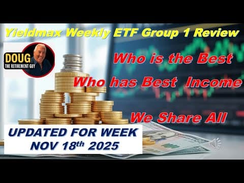 YieldMax Weekly ETF Report — Top Income Performers After the ULTY Split!
