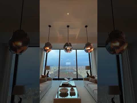 this $50,000,000 apartment has … rules ? Lighting shown is Eichholtz x The Met #luxuryhomestour