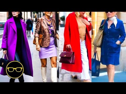 Italian Autumn Street Fashion: OCTOBER TRENDS OVER 50s Street Wear Trends all Ages this October 2025