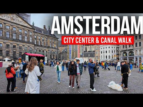 AMSTERDAM, Netherlands 🇳🇱 Too Beautiful to Be Real | 4K Walking Tour