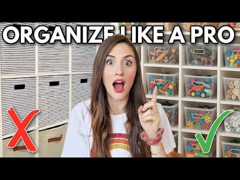 I Tried Organizing My Kids' Stuff Like A Professional Organizer