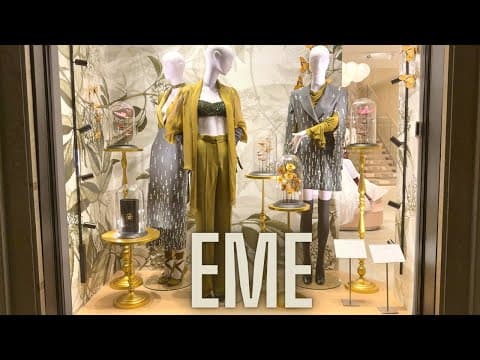 ✨ Milano Window Displays & Luxury Shopping 🇮🇹 | Fashion Brands in Milan 🛍️