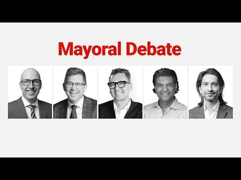 2025 Edmonton mayoral candidate debate