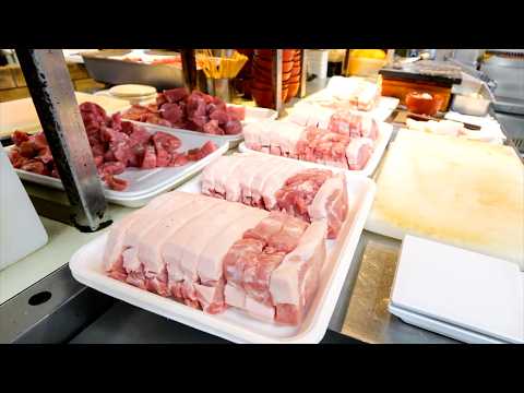1.1lb Pork Cutlet! Japan's Monster Tonkatsu Makes 100+ Workers Line Up Daily