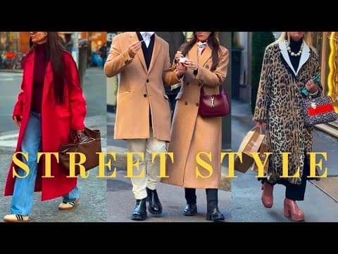 January 2025 Milan Street Style Featuring Luxurious Winter Outfits and Iconic Italian Trends