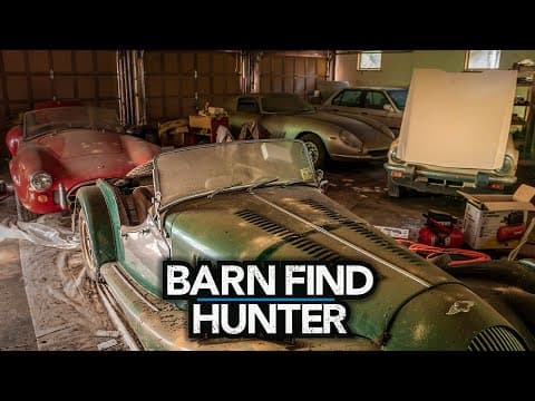 Moving a Ferrari and a Cobra to get to a Triumph TR6 and Morgan Plus 8 | Barn Find Hunter - Ep. 91