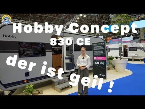 ✨ Premiere: Hobby Concept 830 CE – der neue Wohnwagen 2025 auf dem Caravan Salon Düsseldorf! ✨