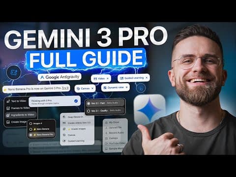 Ultimate Gemini 3.0 Pro Guide 2025: How to Use Google AI For Beginners
