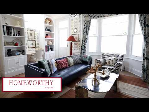 ENGLISH HOUSE TOUR | A London Home Layered in Bold Pattern & Bright Color