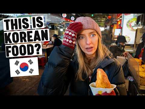 South Korean food SHOCKED us! 😱 (South Korea food tour)