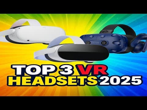 TOP 3: VR HEADSETS 2025 | META QUEST 2, PICO 4 ULTRA, HTC VIVE PRO 2