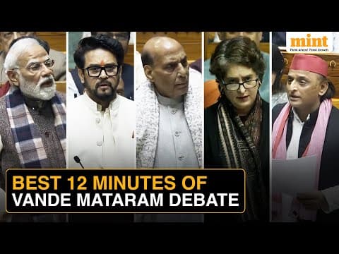 PM Modi To Akhilesh Yadav: Top Moments From Vande Mataram Debate | Parliament Winter Session 2025