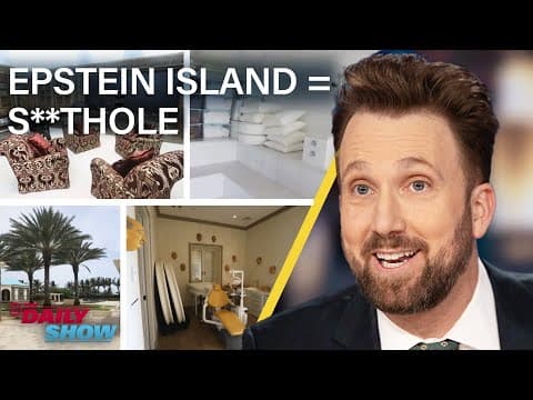 Trump Renames U.S. Institute of Peace After Himself & Epstein Island Was a S**thole | The Daily Show