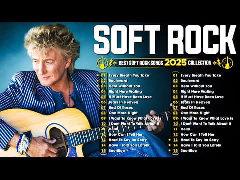 Most Old Beautiful Soft Rock Love Songs ✨ Rod Stewart, Elton John, Eric Clapton, Phil Collins, Lobo