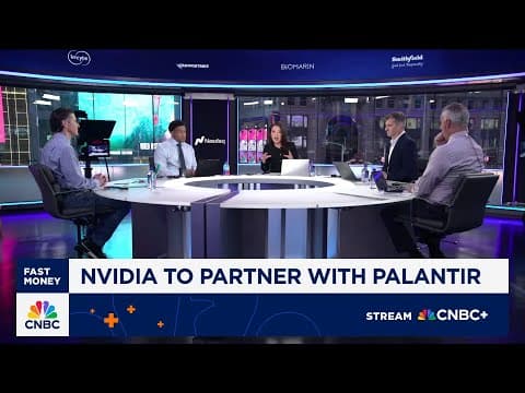 'Fast Money' traders talk Nvidia as the semiconductor giant partners with several big names