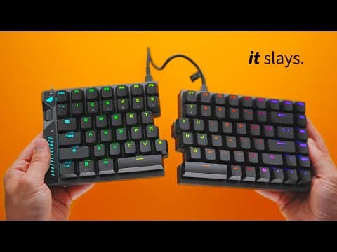 This Wireless Keyboard Feels Like Cheating (8K, Split, Hall-Effect)
