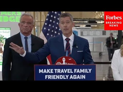 JUST IN: Sean Duffy, RFK Jr. Brief Press On New "Make Travel Family Friendly Again" Campaign