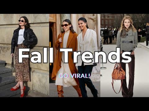 10 Fall Trends About to Go Viral 🍁 (Get Them First)