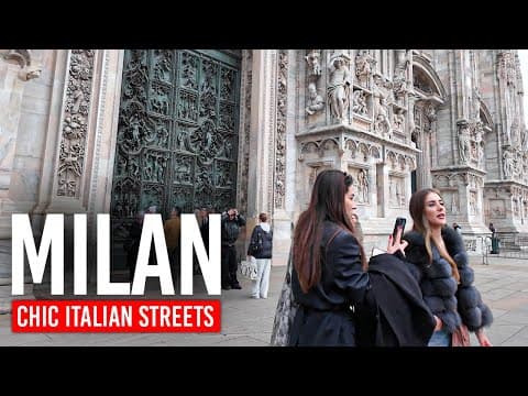 MILAN 🇮🇹 The Most Sophisticated City in Italy | 4K Walking Tour