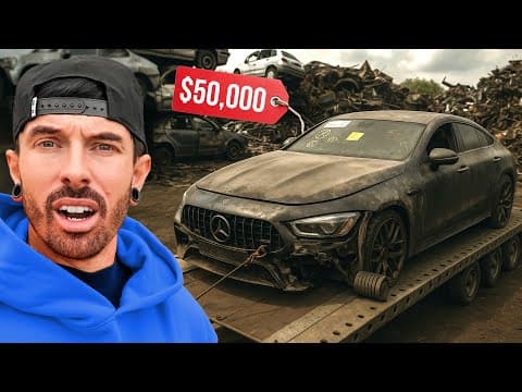 I BOUGHT A WRECKED MERCEDES AMG GT63 & ATTEMPTED TO FIX IT