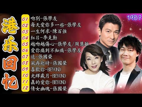 粵語經典金曲 🎶 香港經典歌曲 - 粵語歌曲黃金年代 🌙 80 ~ 90年代经典老歌 💖 張信哲, 李宗盛, 劉若英, 任賢齊, 李宗盛, 張震嶽, 周華健, 王心凌, 伍佰, 刘德华, 巫啟賢