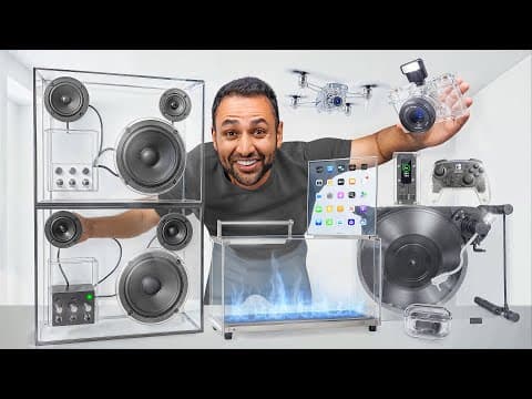 I spent $10,000 on the craziest TRANSPARENT Tech.