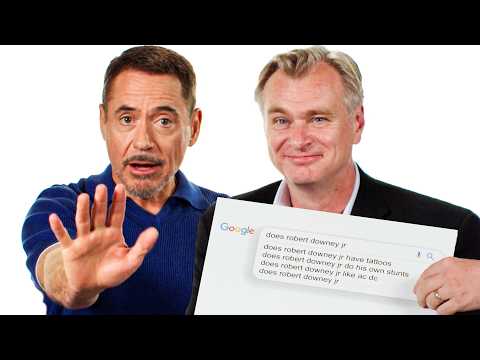 Robert Downey Jr. & Christopher Nolan Answer The Web's Most Searched Questions | WIRED