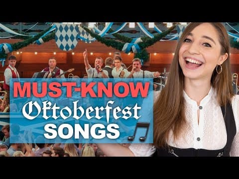 Songs you NEED to know for Oktoberfest! | Feli from Germany