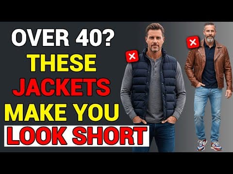 Jacket Mistakes Making Men Over 40 Look Shorter (And How to Fix Them) | Men’s Style 40+