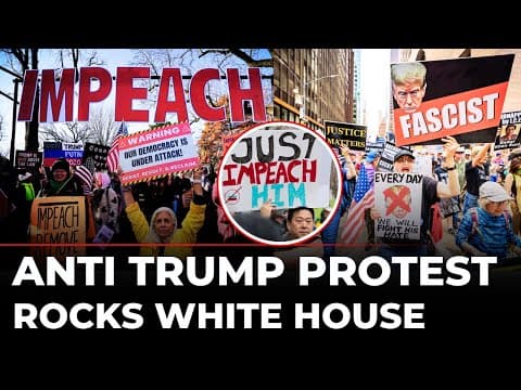 Anti Trump Protest LIVE: Crowds March on the White House | Rally Against Trump’s Venezuela Action|US