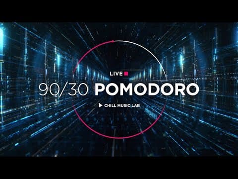 90/30 Pomodoro Timer | Zero Distractions Music for Deep Focus
