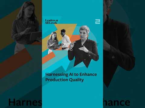 Harnessing AI to Enhance Production Quality