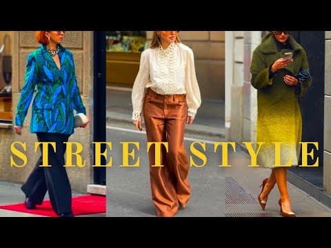 Spring 2025 Milan Street Fashion: Luxury Trends, Must-Have Outfits & Exclusive Fashion Inspiration