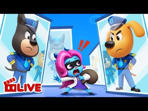 The Crystal is Gone | Police Chase | Safety Rules | Sheriff Labrador | Kids Cartoon | BabyBus